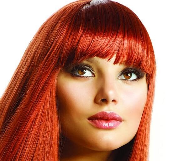 How to dye your hair bright red or copper red.
