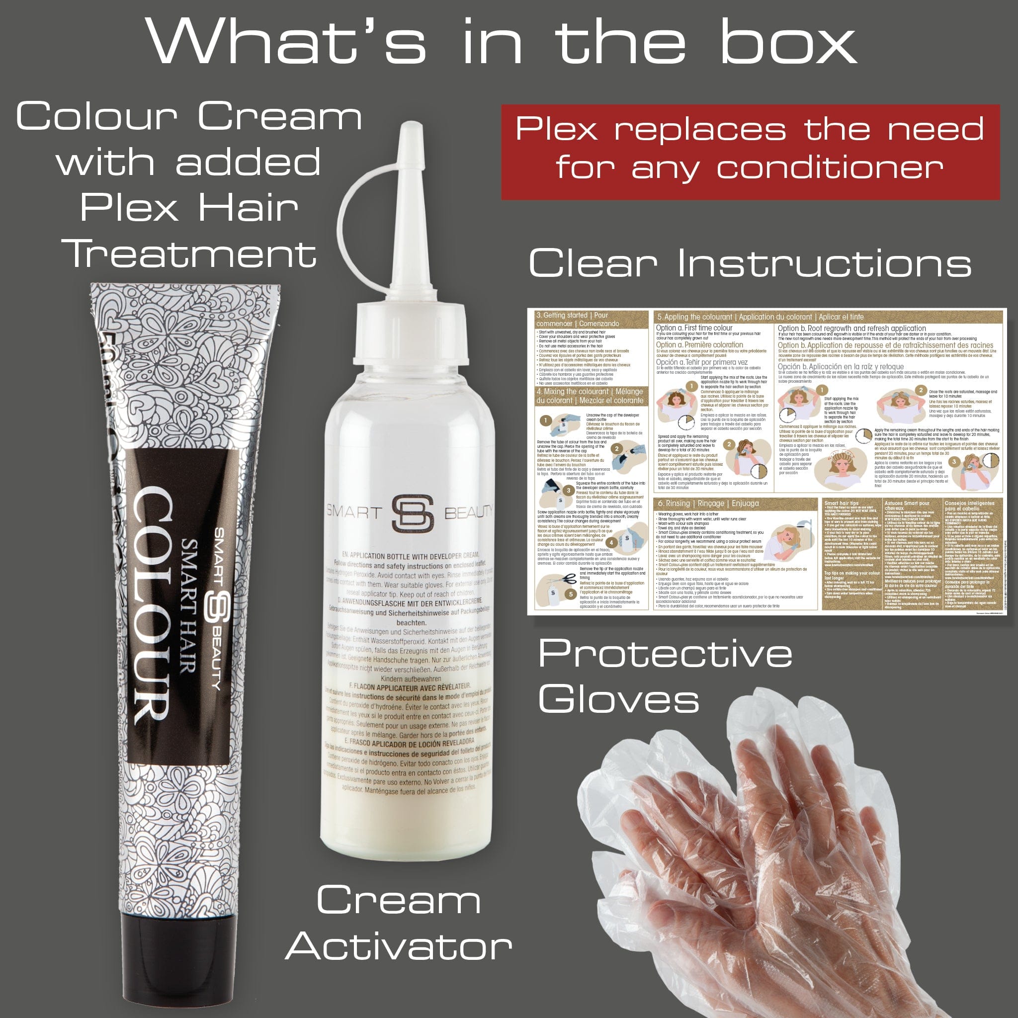Metallic Graphite Grey Pastel Hair Dye | Permanent Hair Colour