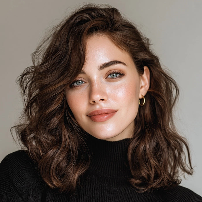 Espressobraune Haarfarbe mit Plex Haarpflege-Conditioner, Permanente H