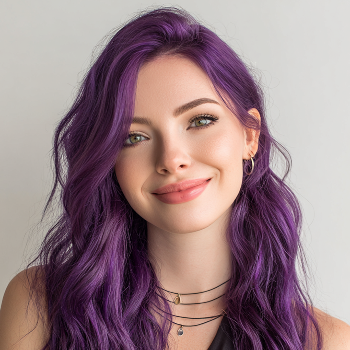 Dare to Go Bold: Plum &amp; Purple Hair Perfection