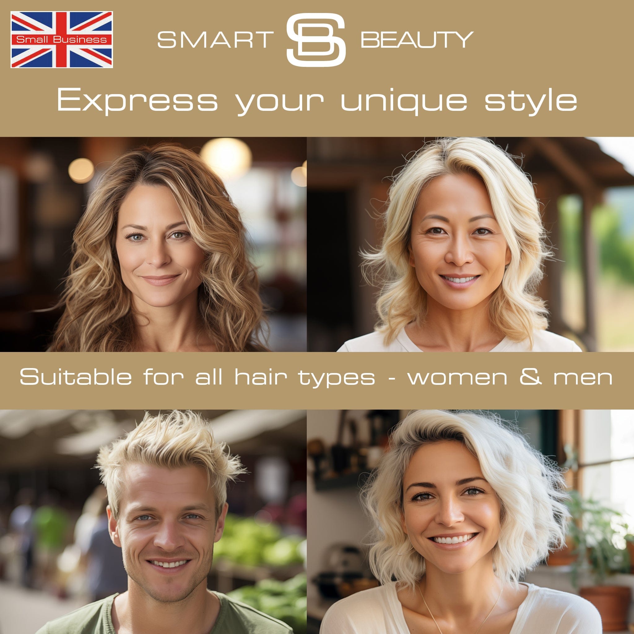 No.1 Smart Blonde Hair Bleach Kit for Dark Hair plus two Platinum Conditioning Toner sachets