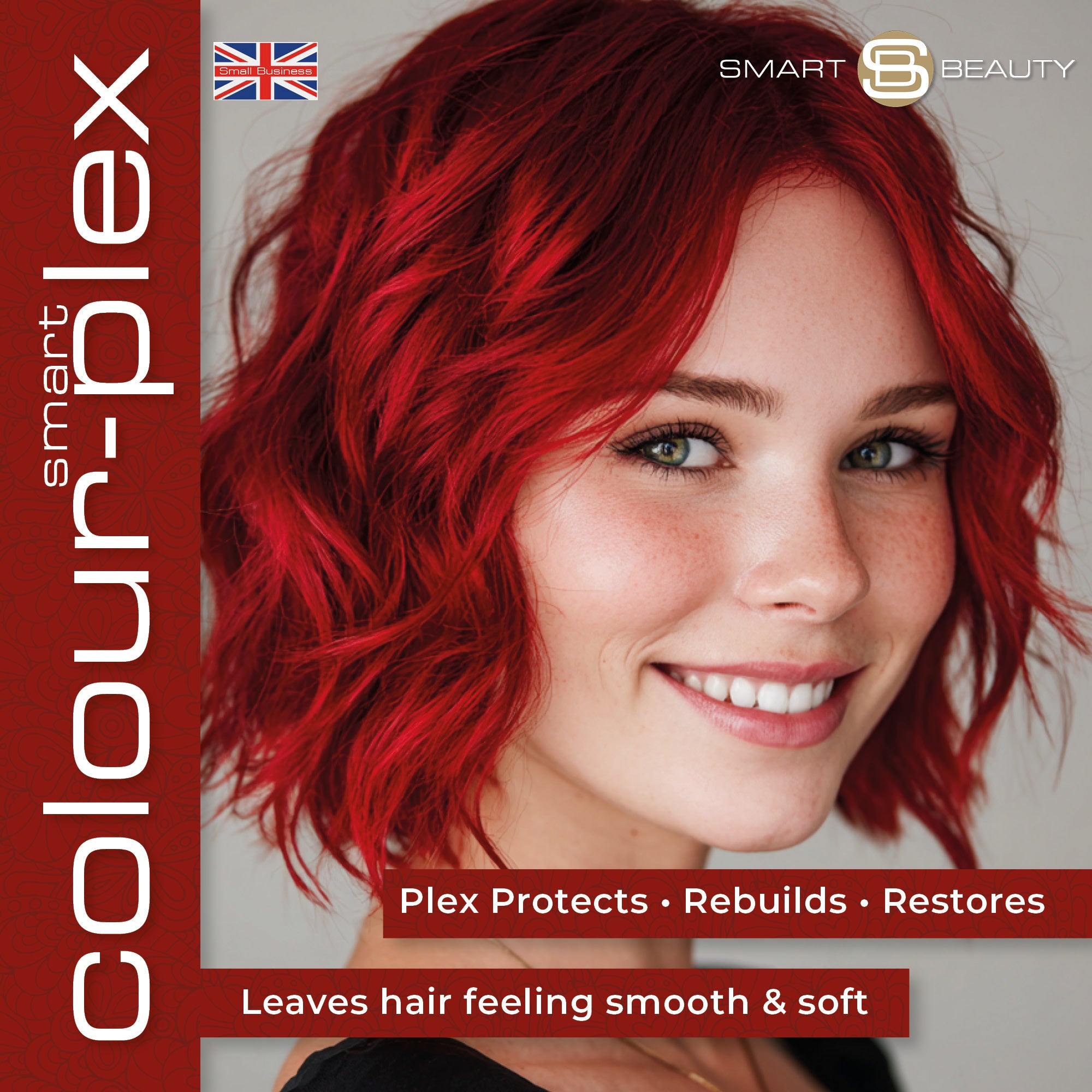 Hollywood Red Hair Dye with Added Plex Hair Care Conditioner, Permanent Hair Colour