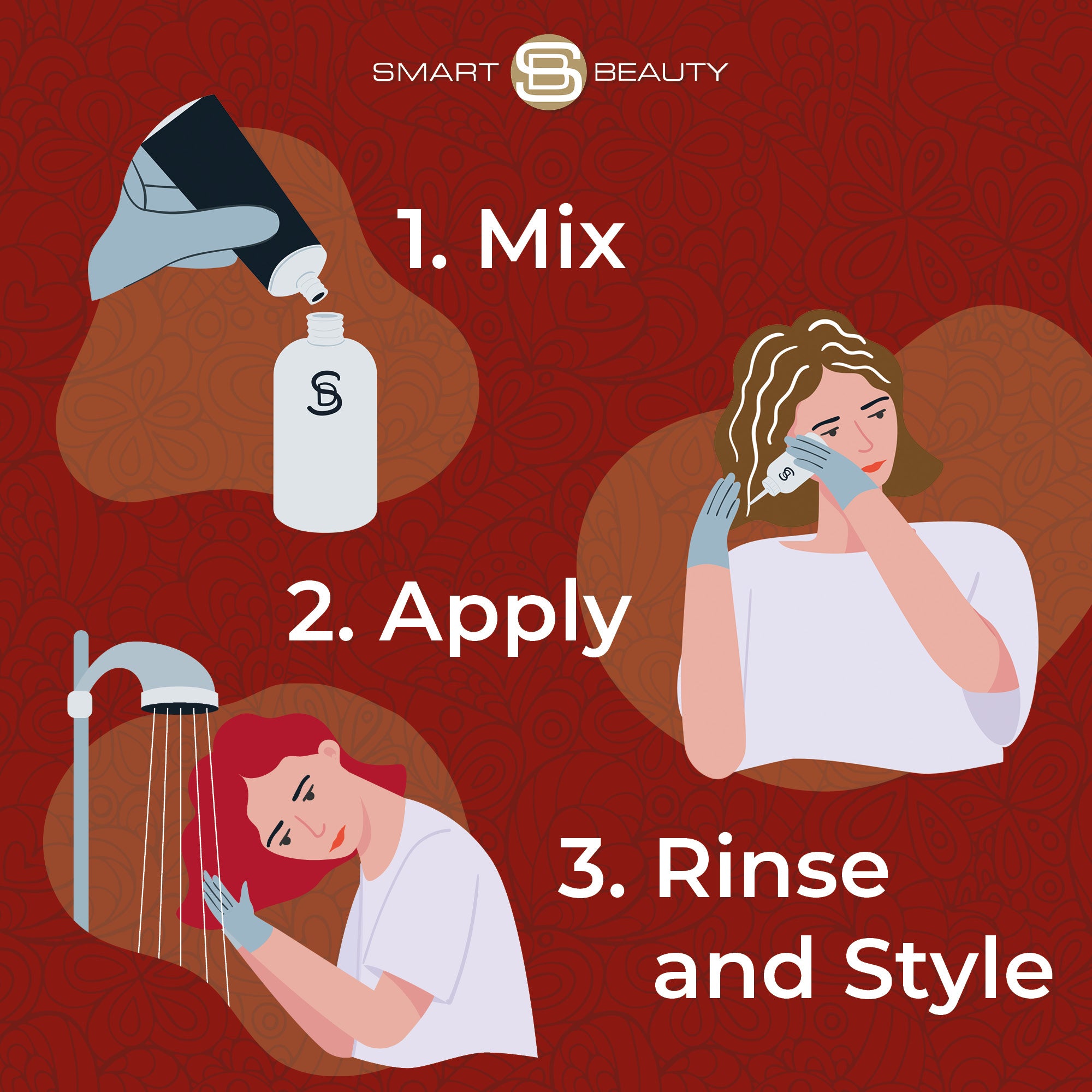 Hollywood Red Hair Dye with Added Plex Hair Care Conditioner, Permanent Hair Colour