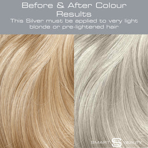 Metallic Silver Pastel Hair Dye | Demi-Permanent Hair Colour