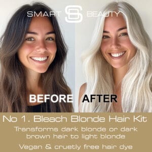 smart blonde bleach kit for dark hair