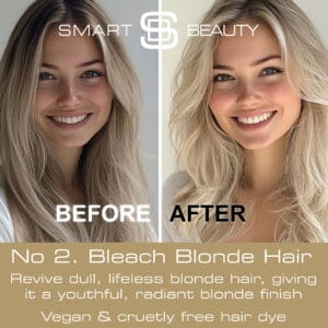 Smart Blonde Gentle 6% Hair Bleach Kit for Blonde Hair– professional-grade at-home hair bleach for naturally blonde or light-colored hair, lifts up to 4 shades, gentle on sensitive scalps, cruelty-free and vegan-friendly.