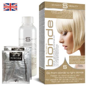 Smart Blonde Gentle 6% Hair Bleach Lightener Kit – professional-grade at-home hair bleach for naturally blonde or light-colored hair, lifts up to 4 shades, gentle on sensitive scalps, cruelty-free and vegan-friendly.