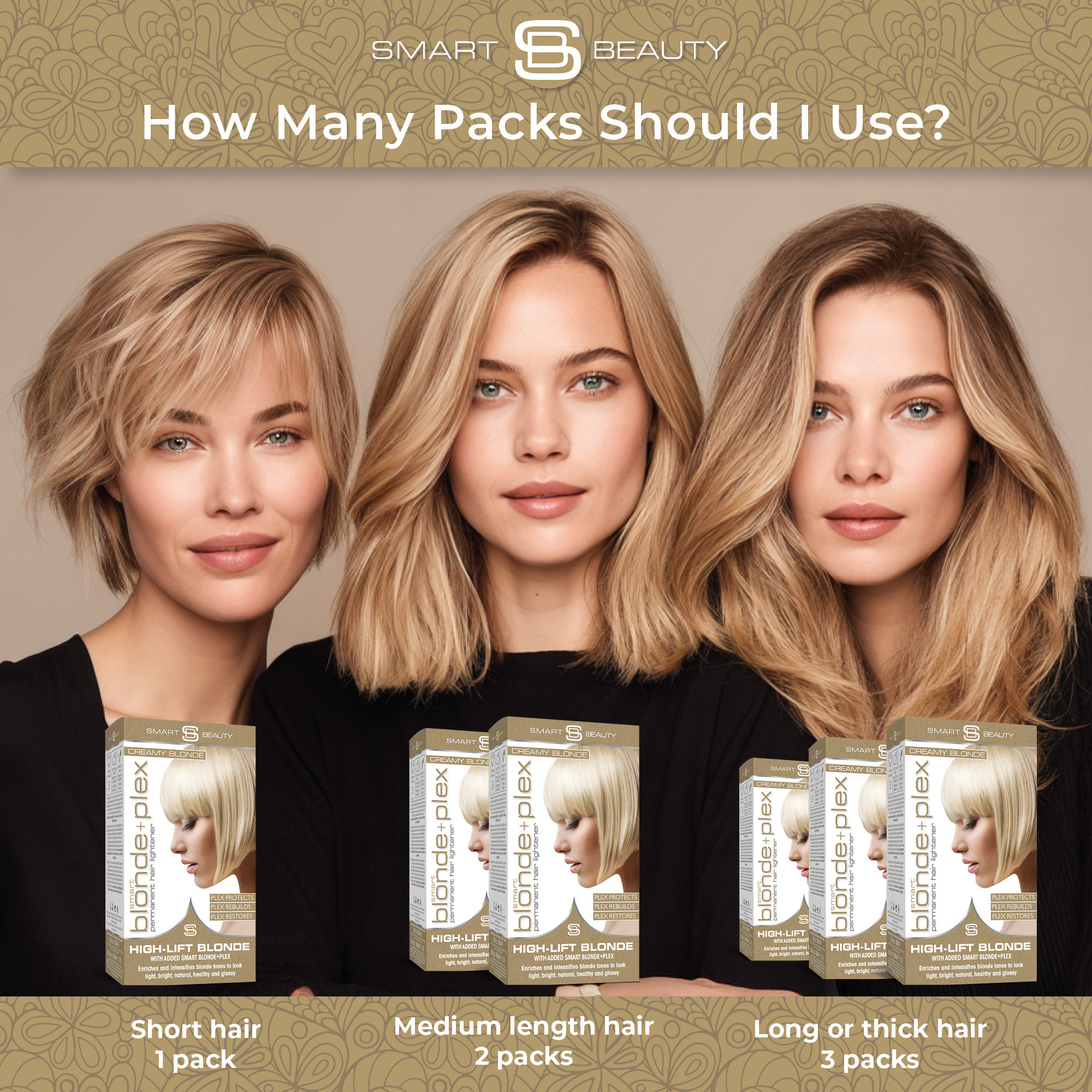 Creamy Blonde Hair Dye with added Plex Hair Care Conditioner, Permanent Hair Colour - Image 9