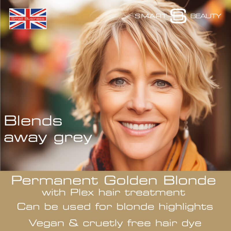 Blonde+plex | Summer Blonde Hair Dye with Added Plex Hair Care Conditioner, Permanent Hair Colour