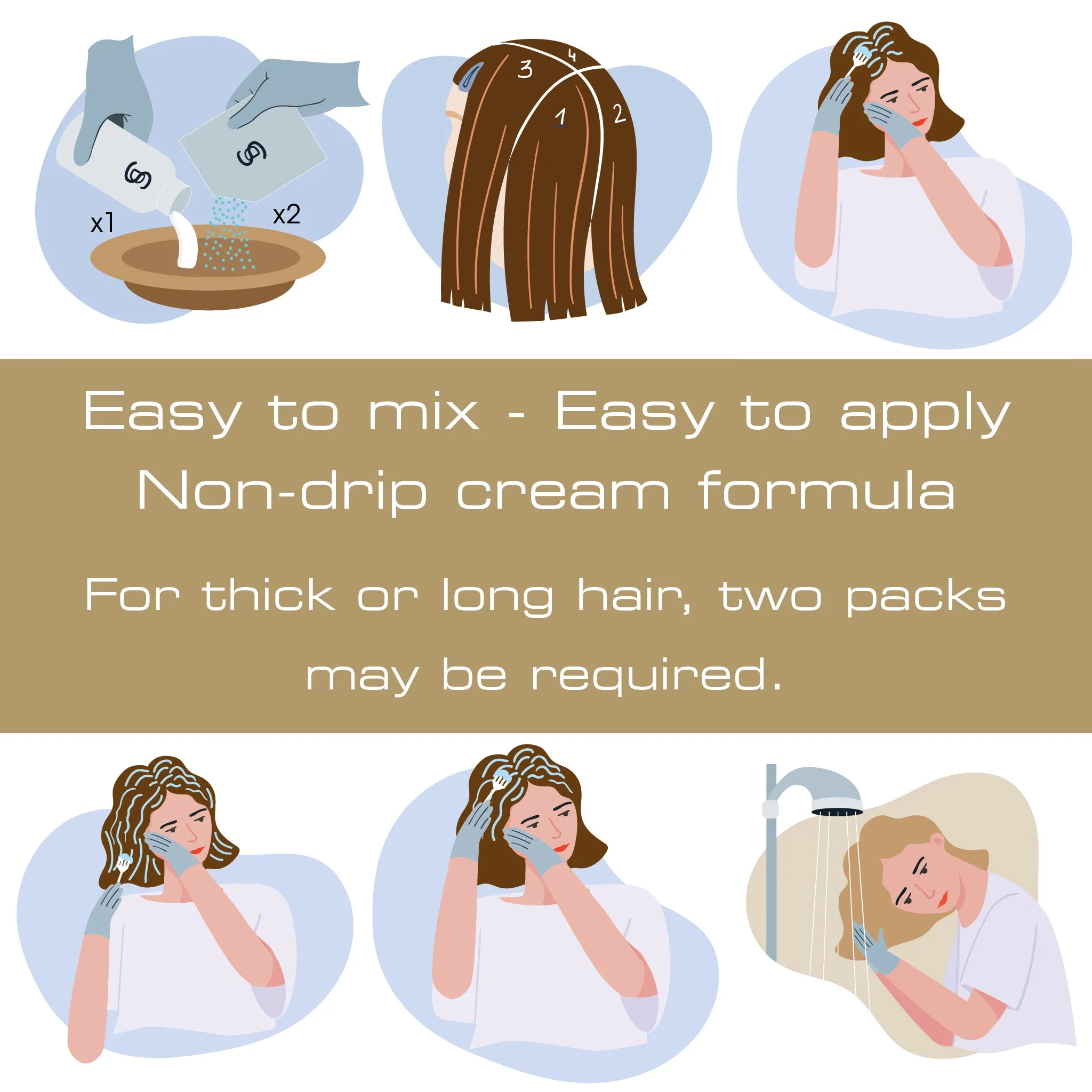 No.1 Smart Blonde Hair Bleach Kit for Dark Hair - Image 6