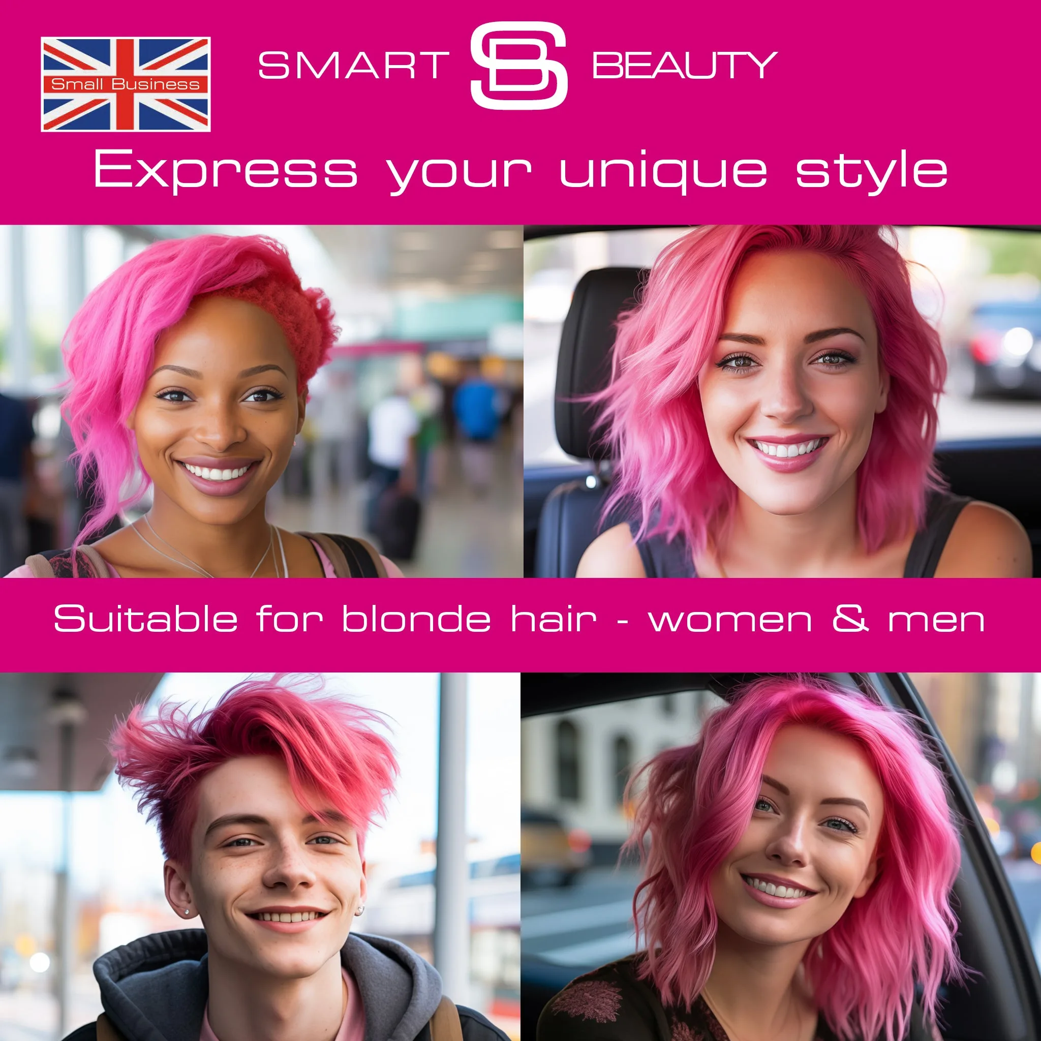 Carmine Pink Vibrant Semi-permanent Hair Colour - Image 4