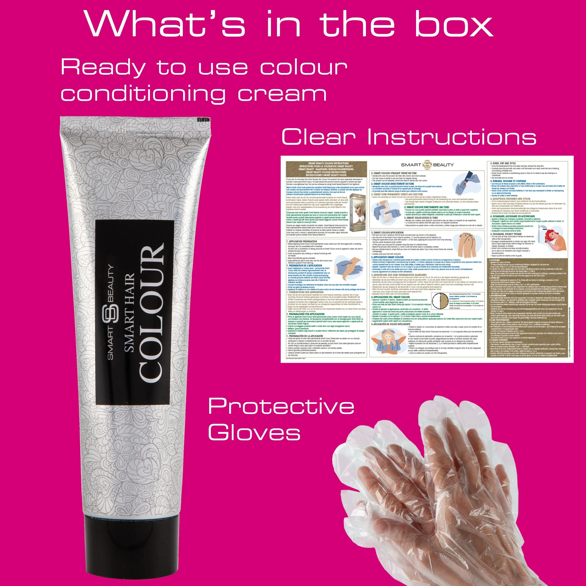 Carmine Pink Vibrant Semi-permanent Hair Colour - Image 7