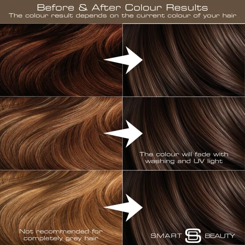 Espresso Brown Hair Dye with Added Plex Hair Care Conditioner, Permanent Hair Colour