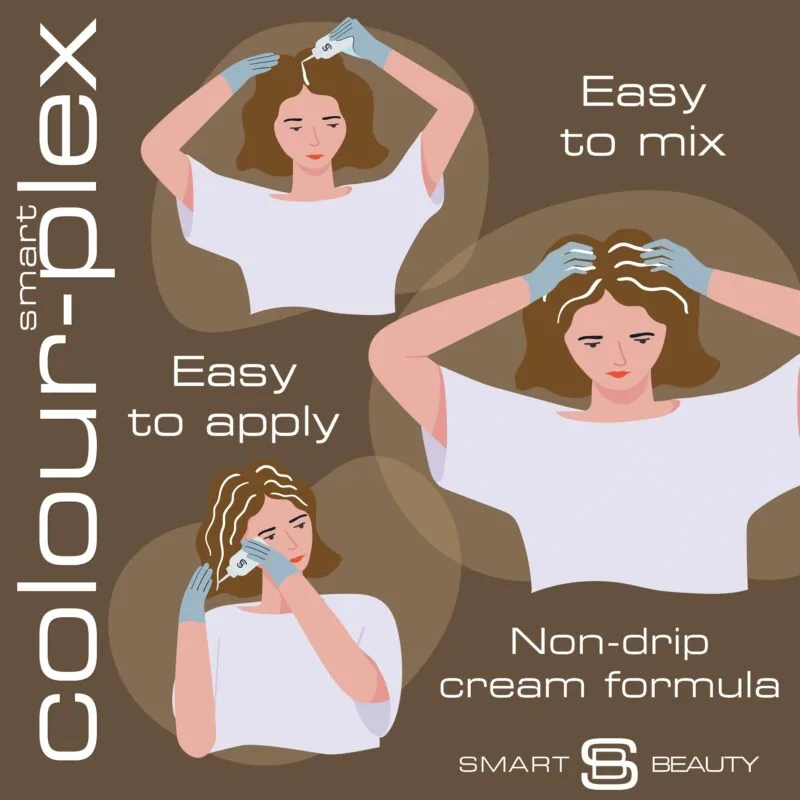 Espresso Brown Hair Dye with Added Plex Hair Care Conditioner, Permanent Hair Colour