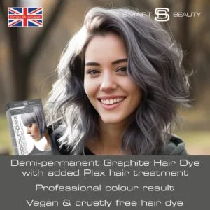 Metallic Graphite Grey Pastel Hair Dye | Permanent Hair Colour