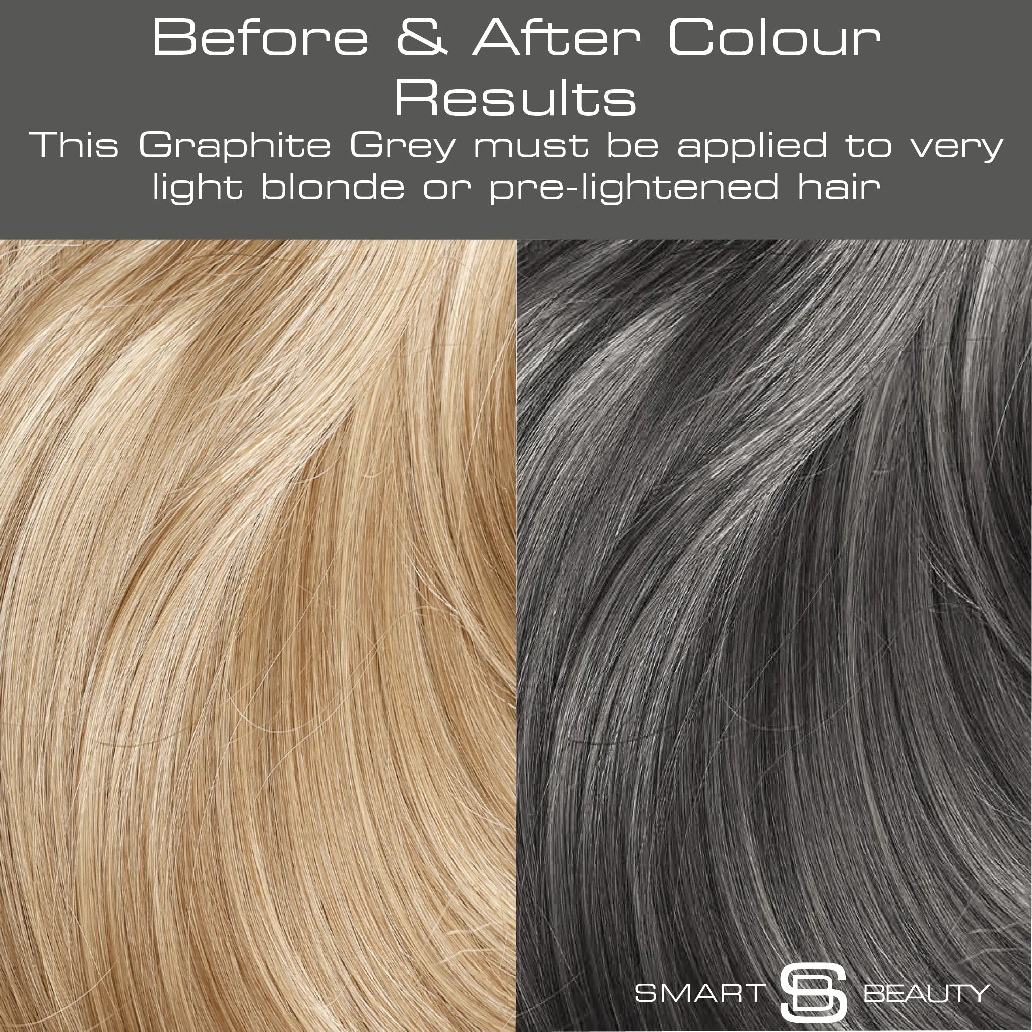 Metallic Graphite Grey Pastel Hair Dye | Permanent Hair Colour