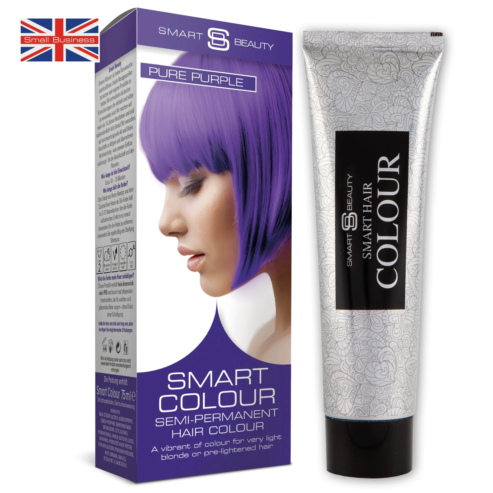 Pure Purple Vibrant Semi-permanent Hair Colour