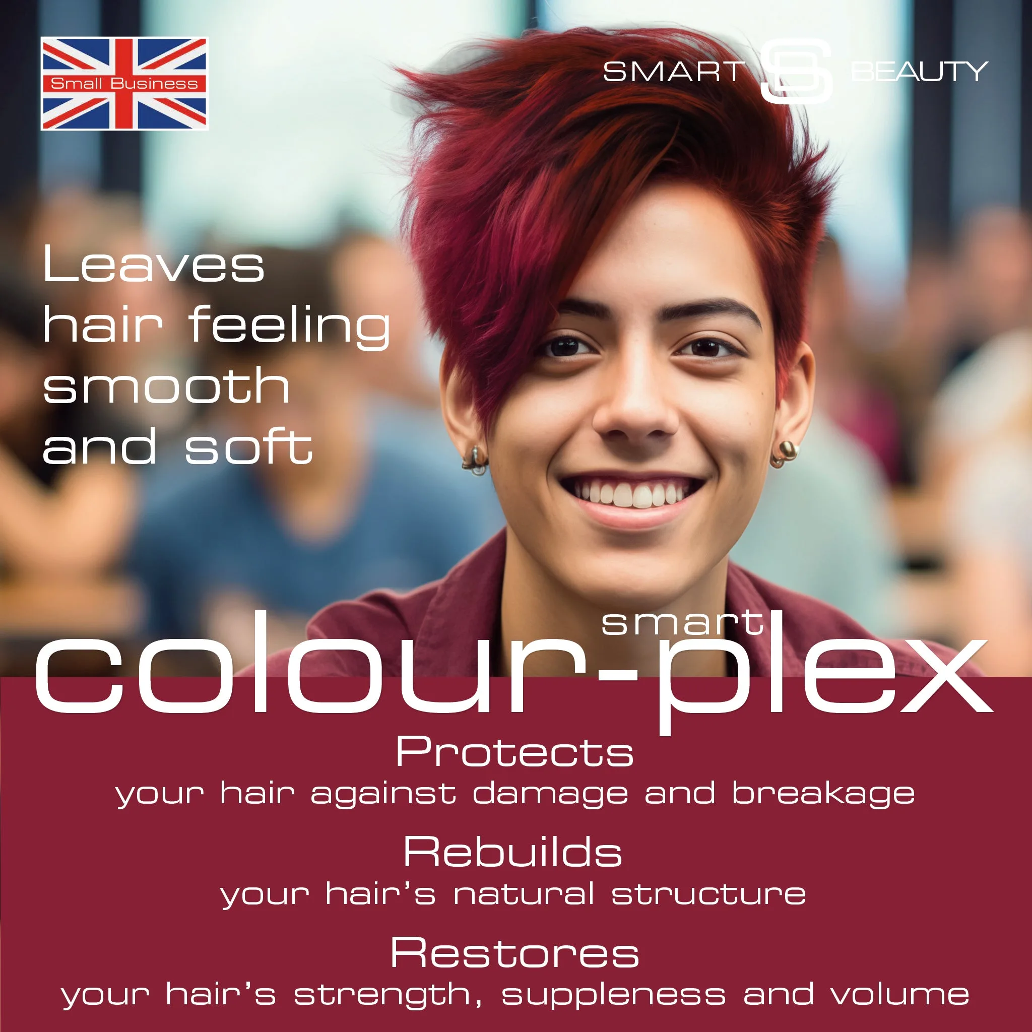 Real Red Hair Dye | Permanent Hair ColourHair Dye with Added Plex Hair Care Conditioner, Permanent Hair Colour