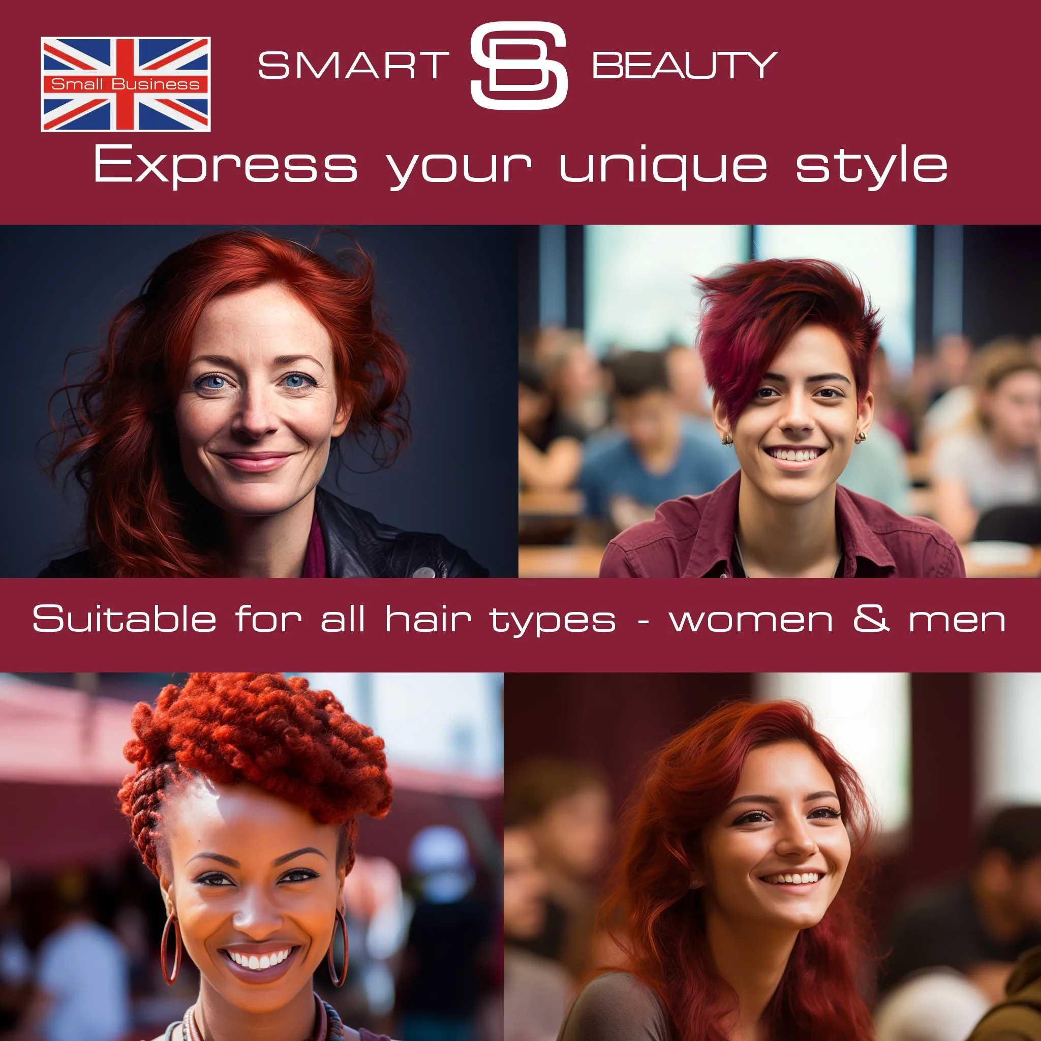 Real Red Hair Dye | Permanent Hair ColourHair Dye with Added Plex Hair Care Conditioner, Permanent Hair Colour