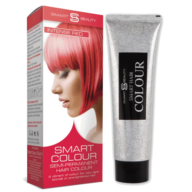 Intense Red Vibrant Semi-permanent Hair Dye