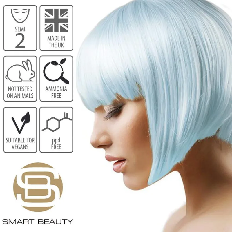 Baby Blue Pastel Hair Dye | Blue-hair-dye