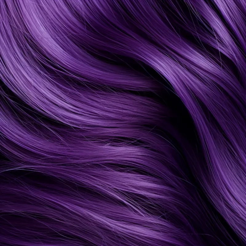 Amethyst Purple Hair Dye with Added Plex Hair Care Conditioner, Permanent Hair Colour