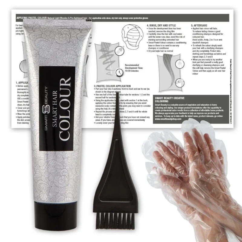 Silver Moon Grey Pastel Hair Dye | Semi-permanent Hair Colour - Image 3