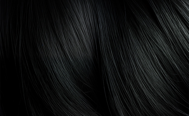 Pure Black Hair Dye with Added Plex Hair Care Conditioner, Permanent Hair Colour