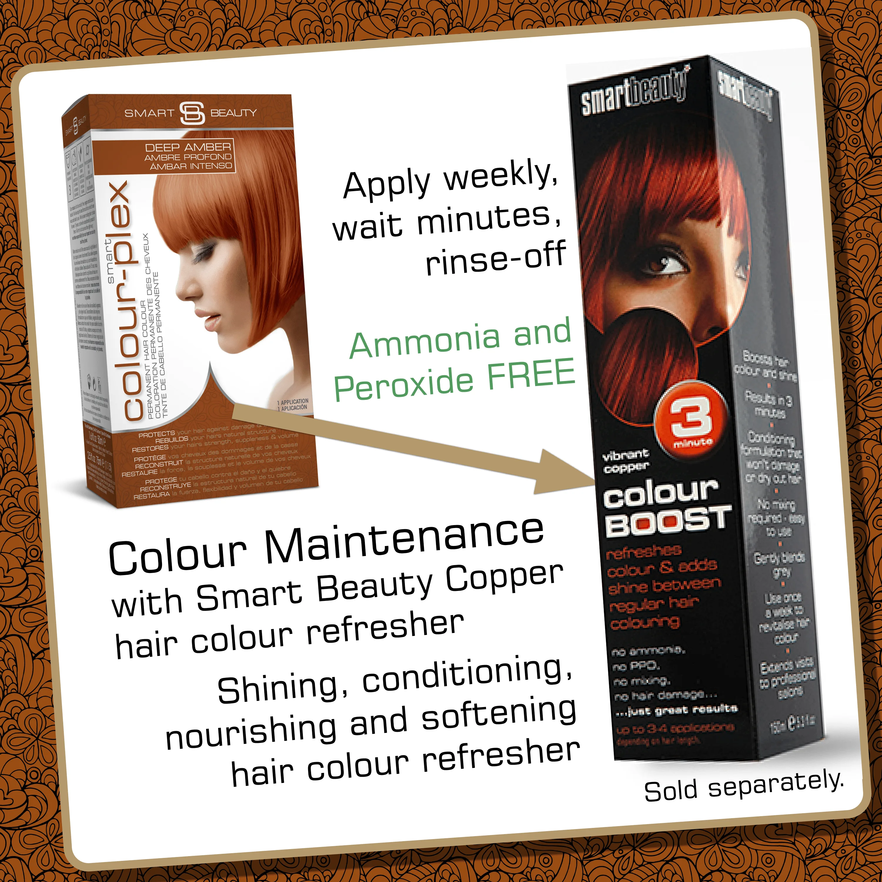 Deep Amber Hair Dye | Permanent Hair ColourHair Dye with Added Plex Hair Care Conditioner, Permanent Hair Colour - Image 10