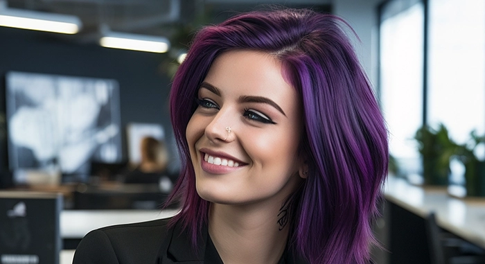 smart beauty purple hair dyes permanent