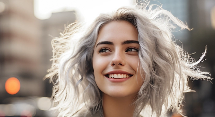 smart beauty hair dye silver and grey