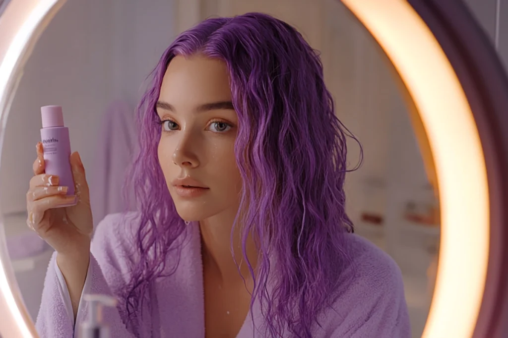 How to Maintain Red and Purple Hair Colour