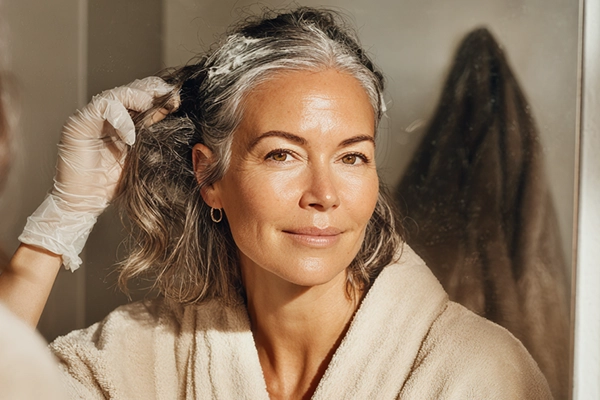 How to Cover Grey Hair at Home