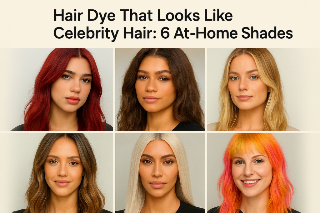 Hair Dye That Looks Like Celebrity Hair: 6 At-Home Shades