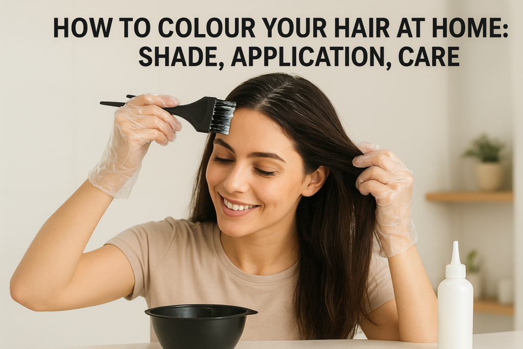 How To Colour Your Hair At Home: Shade, Application, Care