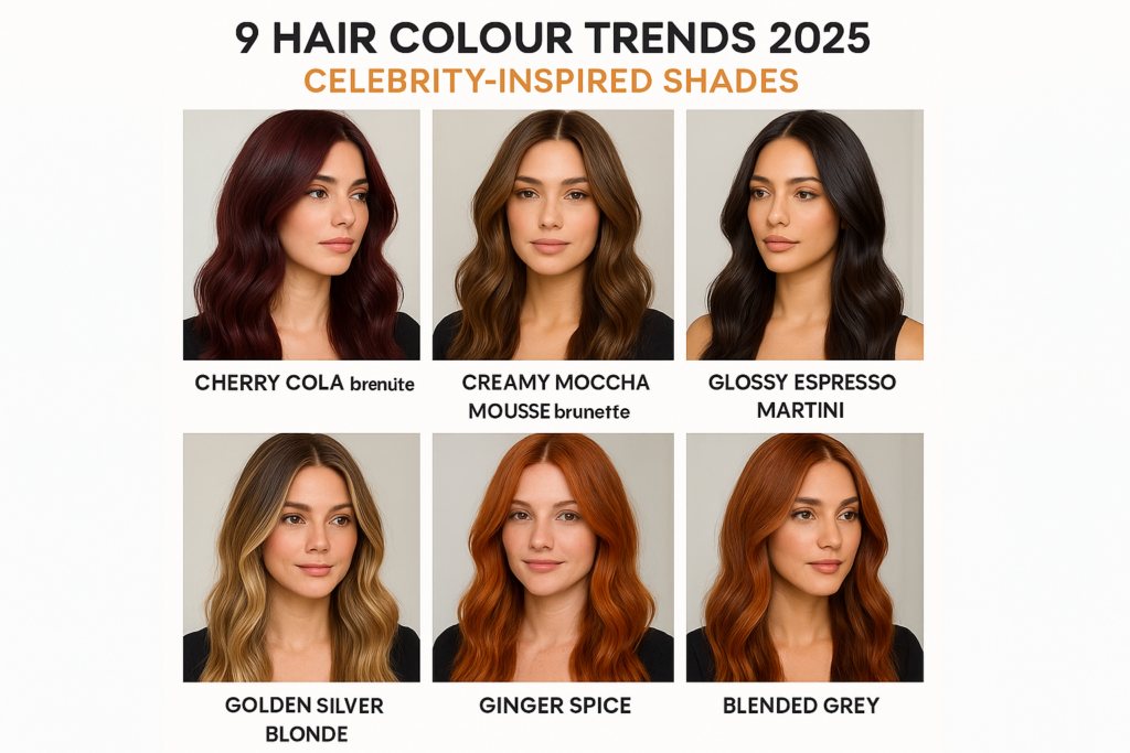 9 Hair Colour Trends 2025: Celebrity-Inspired Shades
