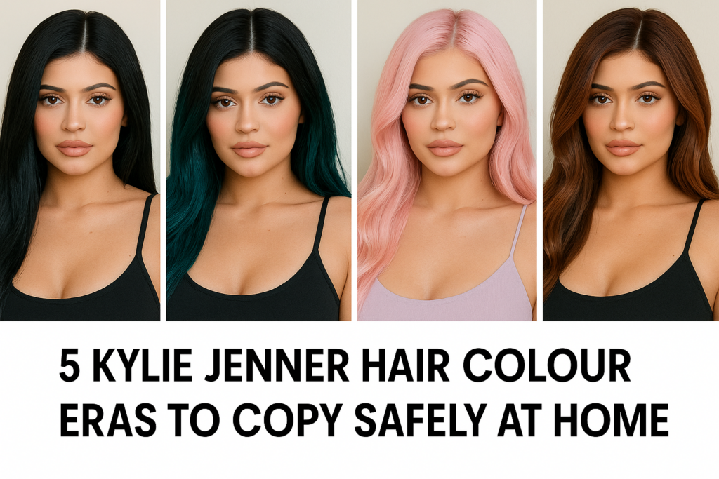 5 Kylie Jenner Hair Colour Eras To Copy Safely At Home
